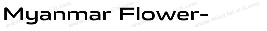 Myanmar Flower字体转换
